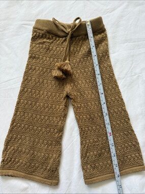 Kids Knit Casual Pants - Brown
